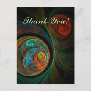 Carte postale Merci bleu renaissance