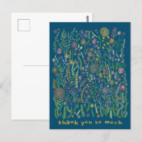 Merci Champs de Fleurs Colorés Prairie Florale 