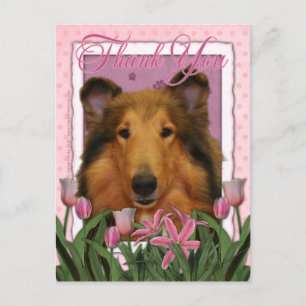 Carte Postale Merci - Collie - Natalie