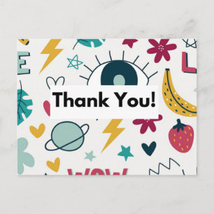 Carte Postale Merci - conception de l'œil - ligue spartiate