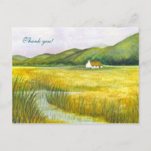 Carte Postale Merci "Cottage on the Fens" !