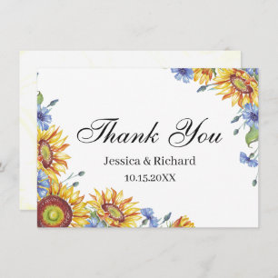 Carte postale Merci d'aquarelle Ukraine