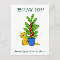 Merci d'avoir arrosé les Plantes