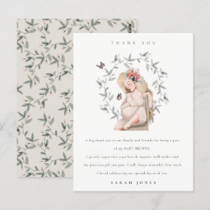 Carte Postale Merci de Baby shower de fermentation des femmes at
