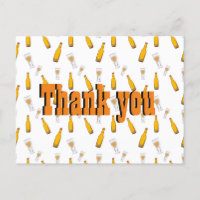 Carte postale Merci de fête de la bière