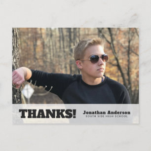 Carte Postale Merci de graduation photo horizontale