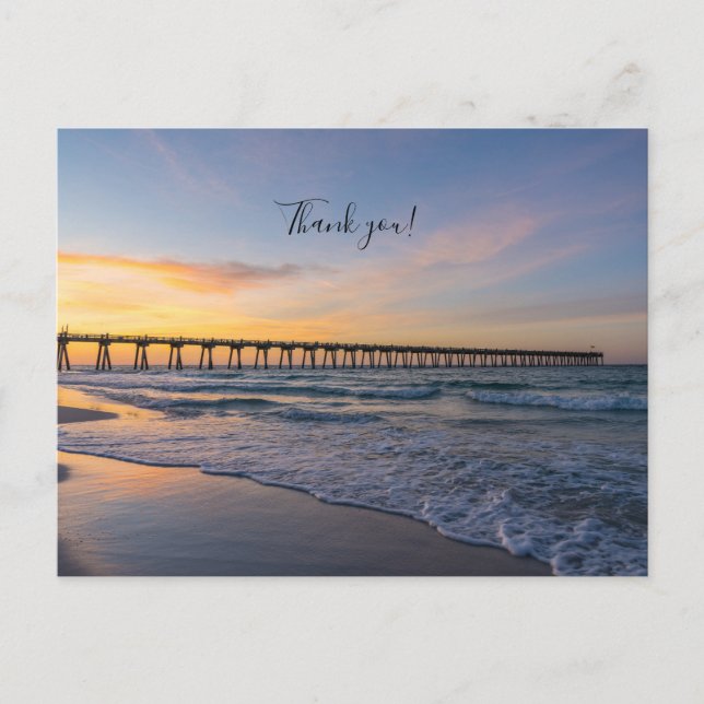 Carte postale Merci de la jetée de Pensacola au le (Devant)