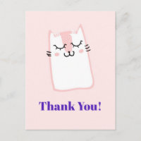 Merci de la partie de chat rose couchant