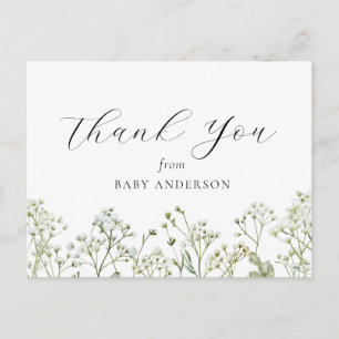 Carte postale Merci de respiration pour bébé