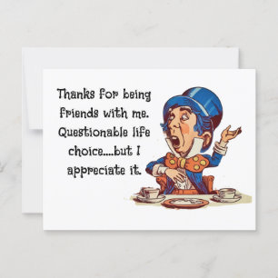 Carte Postale Merci d'être mon ami --- amitié