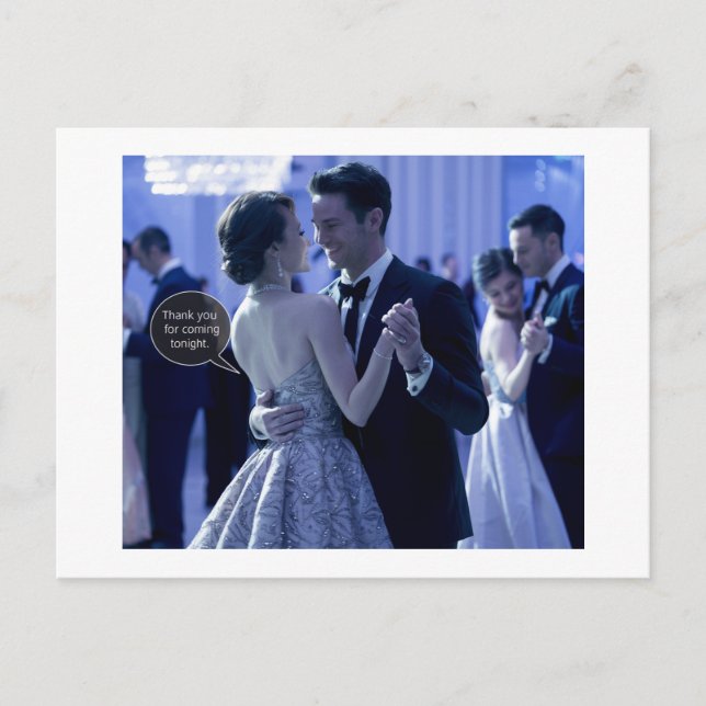 Carte Postale Merci d'être venu  (Devant)