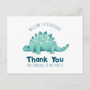 Carte Postale Merci Dinosaur Stegosaurus