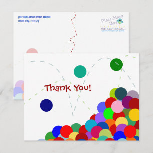 Carte postale Merci du Parti rebondissant