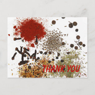 Carte postale Merci épice de vie