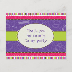 Carte postale Merci fille Sassy