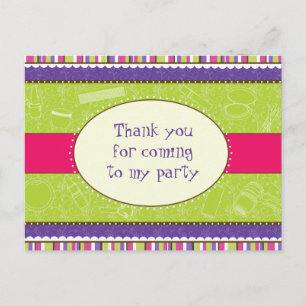 Carte postale Merci fille Sassy