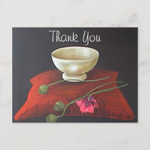 Carte Postale Merci Floral Opium Poppy