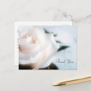 Carte Postale Merci funéraire en sympathie florale