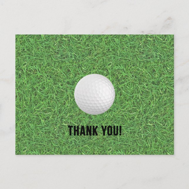 Carte postale Merci Golf (Devant)