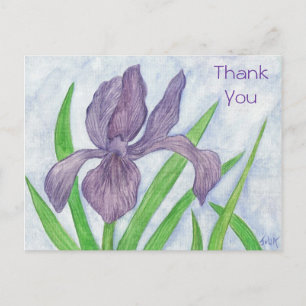Carte postale Merci Iris