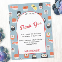 Merci japonais de sushi