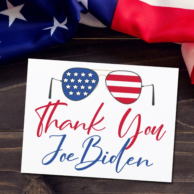 Carte Postale Merci Joe Biden (Créateur téléchargé)