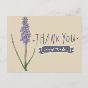 Carte Postale Merci le plus gentil Hyacinth