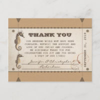 merci les billets vintages pour les mariages