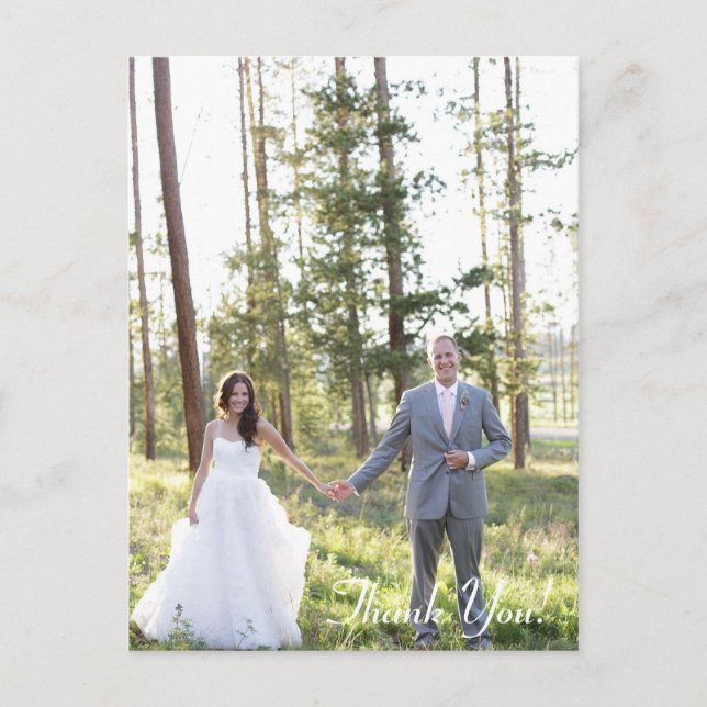 Carte postale Merci mariage (Devant)