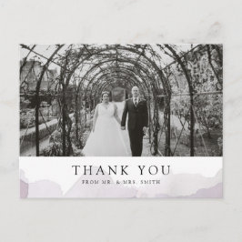 Carte Postale Merci Mariage de la lavande de Debonair