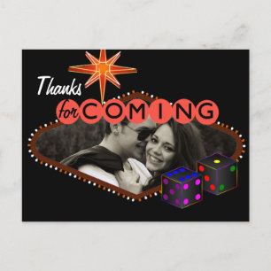 Carte Postale Merci Mariage Las Vegas
