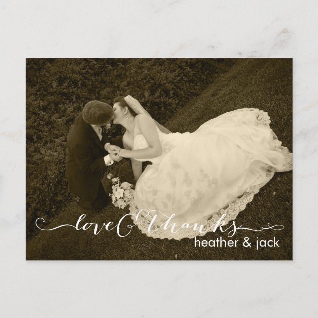 Carte Postale Merci Mariage PixDezines (Devant)