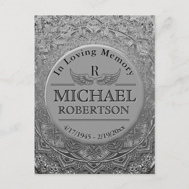 Carte Postale Merci | Mémorial (Devant)