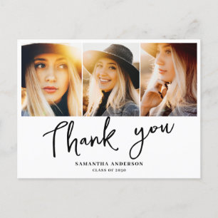 Carte Postale Merci moderne des diplômes