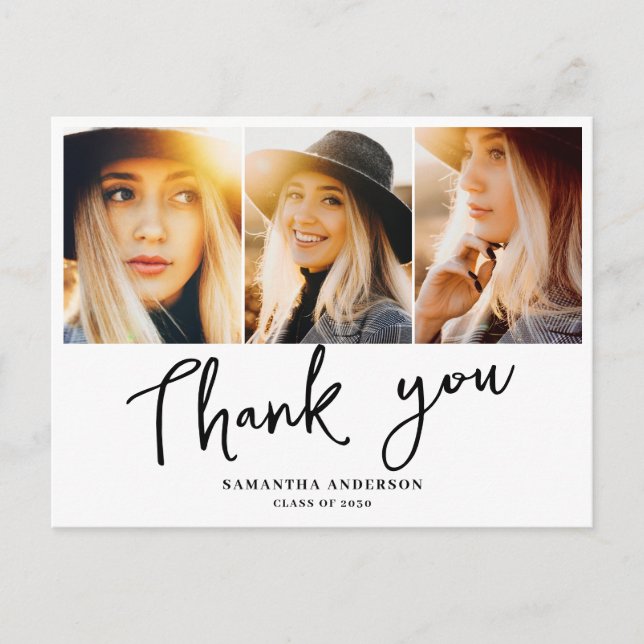 Carte Postale Merci moderne des diplômes (Devant)