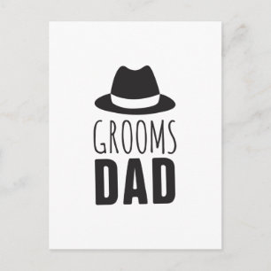 Carte Postale Merci père de la fête nuptiale du père de la chamb