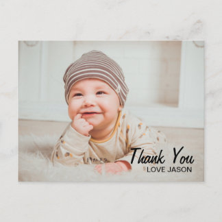 Carte postale Merci photo anniversaire