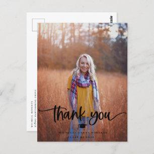 Carte postale Merci photo de diplôme