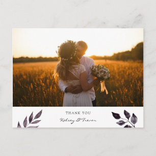 Carte postale Merci photo Mood Watercolor