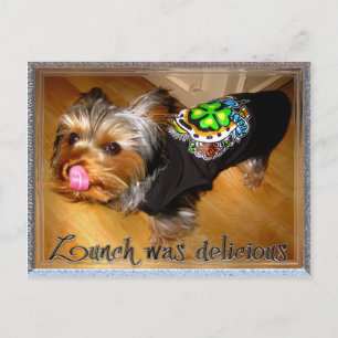 Carte Postale Merci pour le déjeuner