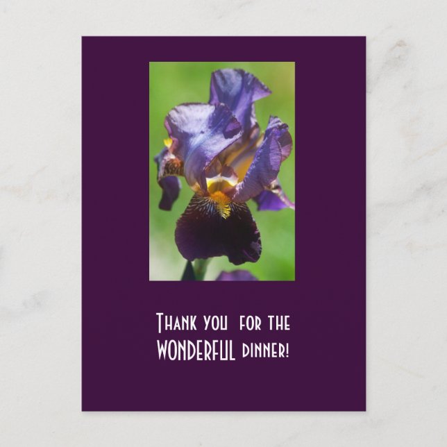Carte Postale Merci pour le merveilleux dîner ! (Devant)