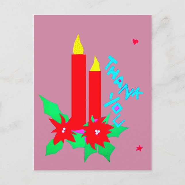 Carte Postale Merci Pour tout (Devant)