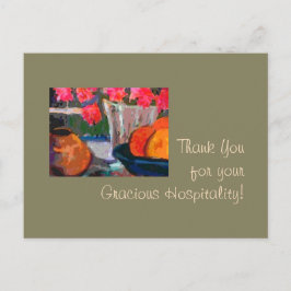 Carte Postale Merci pour votre Gracious Hospitality !