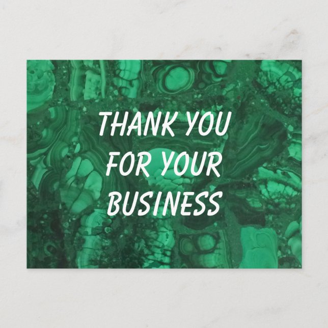 Carte Postale Merci Professionnel Professionnel Green Promotions (Devant)