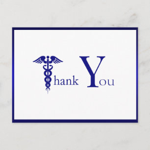 Carte Postale Merci Santé Médecin Médicale Infirmière Héros