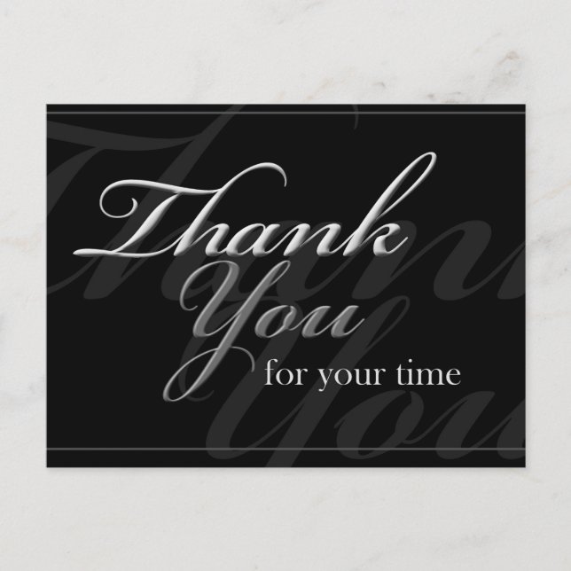 Carte Postale Merci tant pour (Devant)