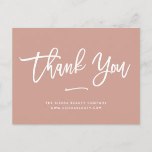 Carte Postale Merci Terracotta Retail Petite entreprise