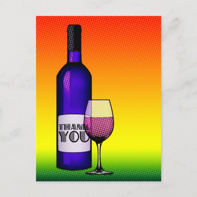 Carte Postale merci toast (Devant)