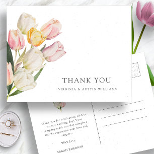 Carte postale Merci Tulip