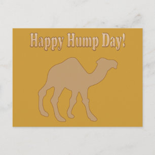 Carte Postale Mercredi c'est hump day ! Bon mercredi !